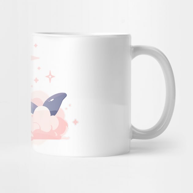 Cute Kawaii Baby Cloud Orca by Kawaii Kingdom